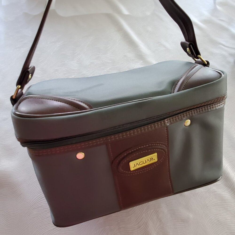 Jaguar Makeup Bag Travel Cosmetic Bag  with Strap